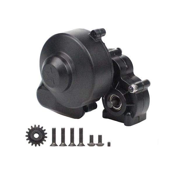 För Axial Scx10 90046 90047 1/10 Klätterbil Plastvågboxmontering med Växel,modifierad