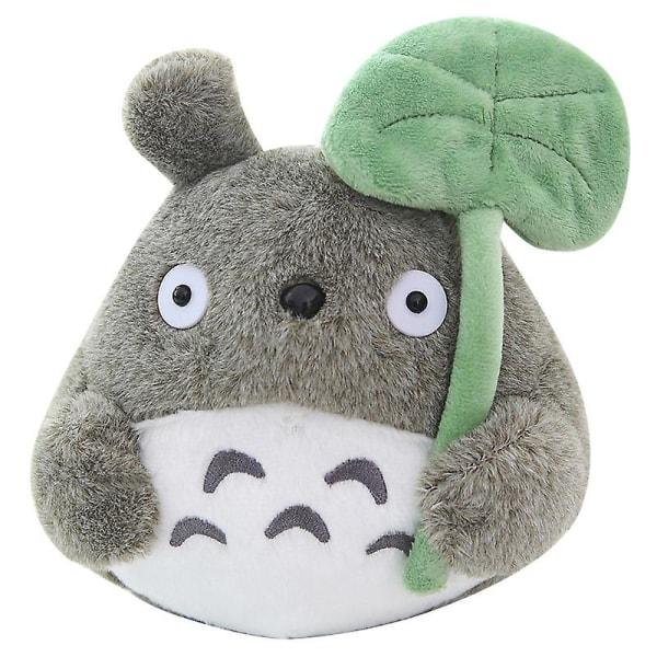 Totoro Pehmolelu - Pehmeä Täytetty Eläin Lootuksenlehdellä (22cm)
