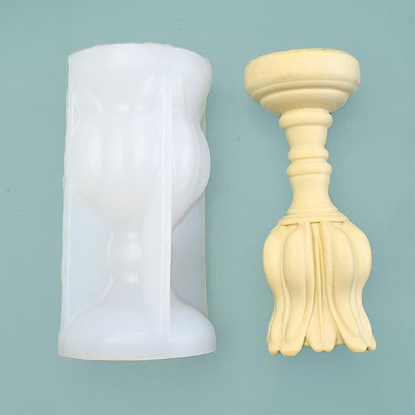 DIY Lys Silikonform 3D Tulip-form Aromaterapi Voks Resin E