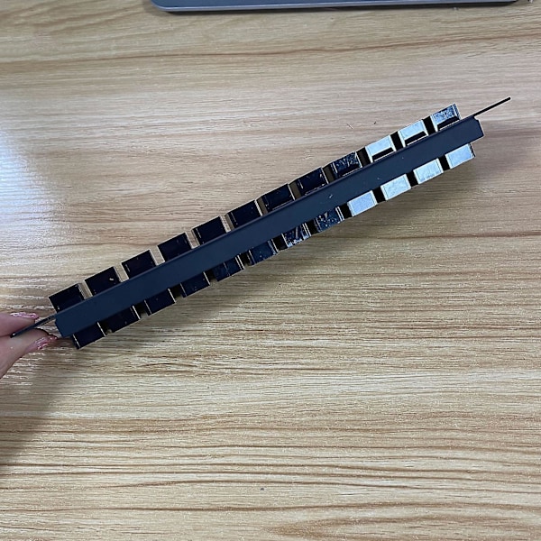 12-porters Rett-gjennom Cat5e Patch Panel Rj45 Nettverkskabeladapter