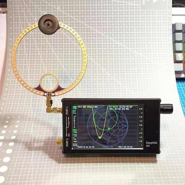 Donut UV UHF+VHF FM Loop Antenne Liten Antenne For HFdy DSP DSP2