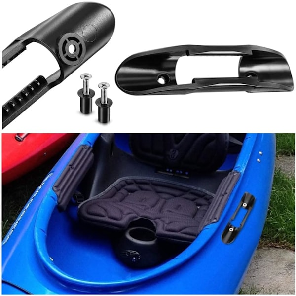 2-pak Kajak Pagaj Clips, Kajak Pagaj Holder Plastik Kajak Pagaj Clip Holdbar Kajak Pagaj Holder Pagaj Holder