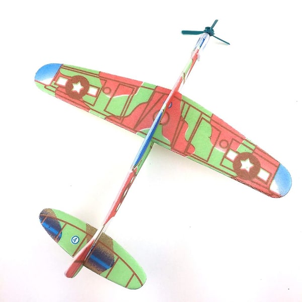 Mini Skum Handgjord Kasta Flygande Flygplan Segelflygplan Gör-det-själv Montering