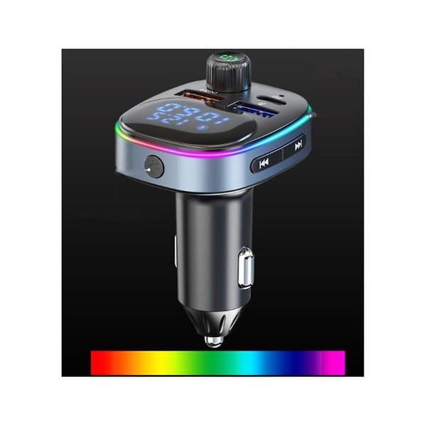 Auton Bluetooth 5.0 Mp3-soitin Monitoiminen Universaali Sytytin Su