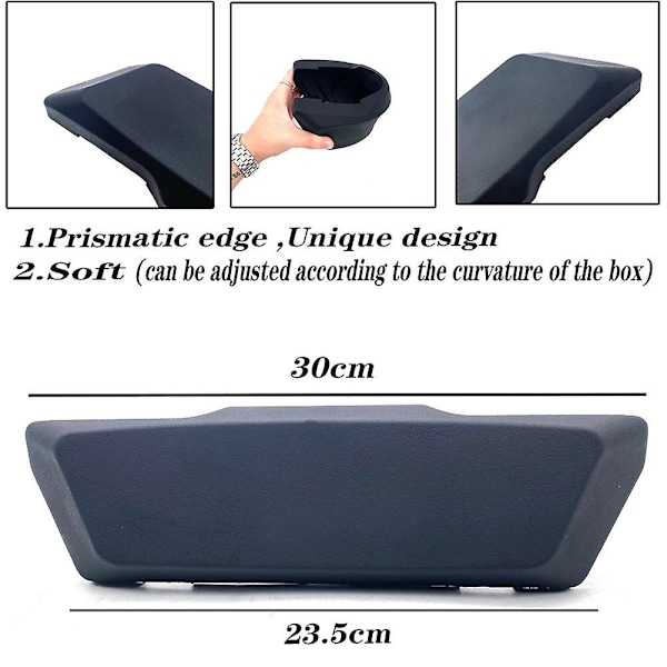Motorcykel Bagkasse Pude Passager Ryglæn Lazy Back Pad Se
