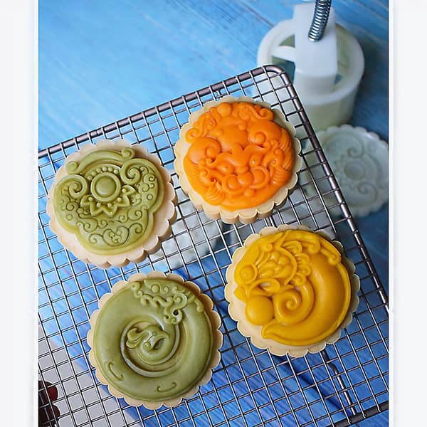 3d National For Tide Wind Mooncake Forme Håndtryksforme 1