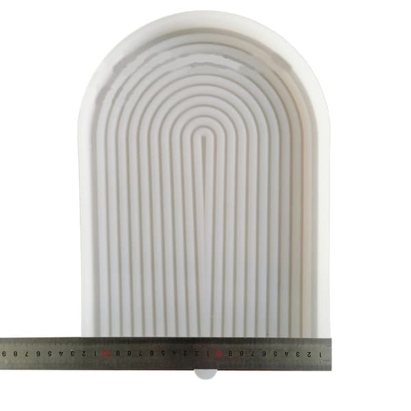 Fruktfat Rund/halv Oval Silikonform Lag Coaster Form For