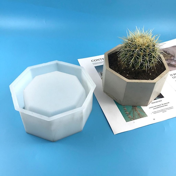 Epoxiform Skål Suckulent Blomkruka Silikonform Spegelharts