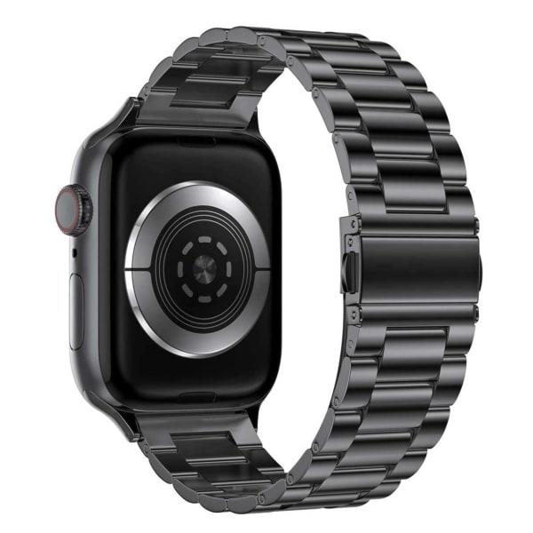 Apple Watch 38/40/41 Led Armbånd Metal Sort Sort