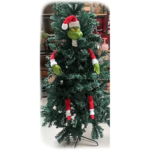 Grinch Joulukuusen Koristeet - Täytetty Tontun Pää/Kädet/Jalat Setti