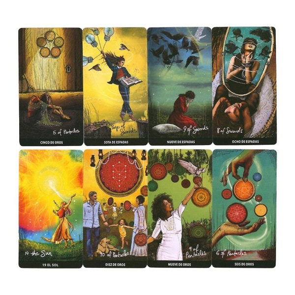Espanjalaiset Tarot-kortit - Aloittelijan ennustamispakka opaskirjalla