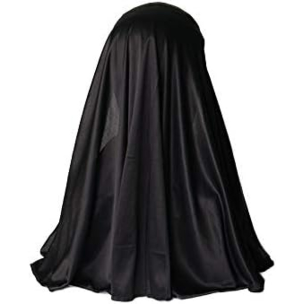 Heltäckande nunnemask, nunnekostym, läskig latexmask C