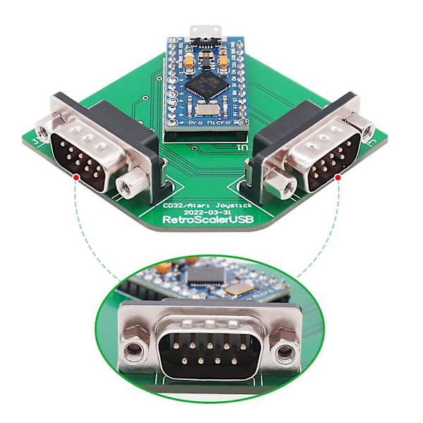 USB Adapter Controller Konverter Adapter Til Segacd32 Spillekonsol
