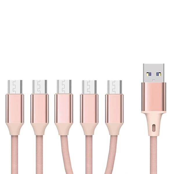 USB 2.0 Hane Till Micro USB Hane Adapter Splitter Kabel USB Till Typ