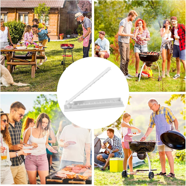 Kebabmaskin, Lång Kebabpressform, Manuell Kebabform, Forma Din Kofta-Kebab Traditionell Turkisk Shish Kebab, För Kök, Hem, Picknick Utomhus, Camping
