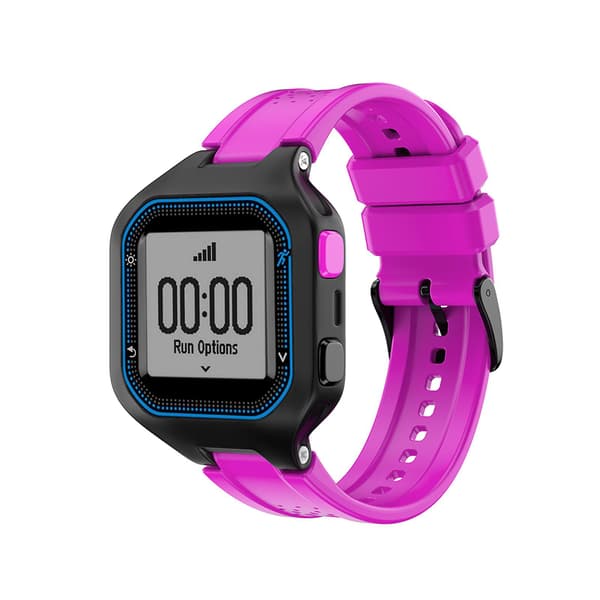 For Forerunner 25 Loop Anti-ripe Silikonrem Armbånd Svette
