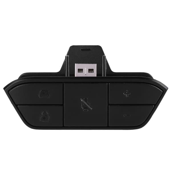 Støvtæt stereo headset adapter til Xbox One med spilcontroller og stereo audio synkronisering