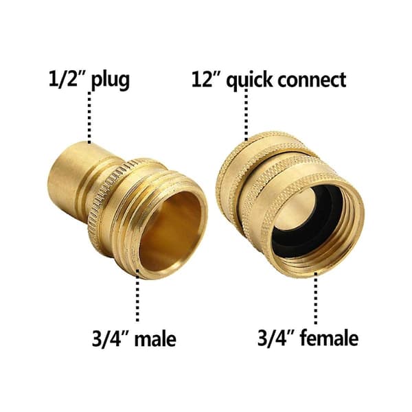 8st Trycktvätt Adapter Set, Snabbkopplingskit, M22 Vridbar