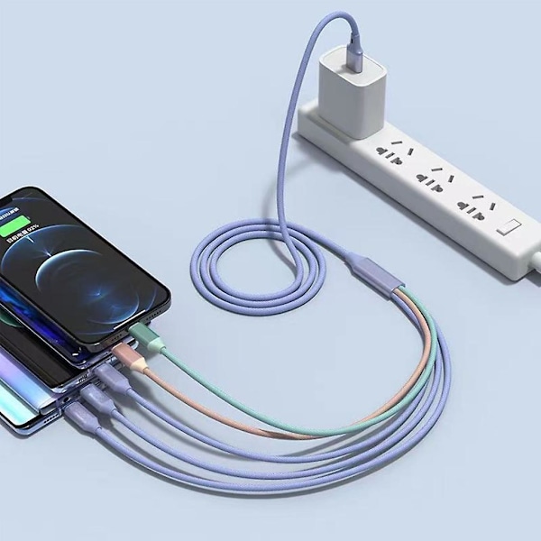 USB 2.0 Hane Till Micro USB Hane Adapter Splitter Kabel USB Till Typ