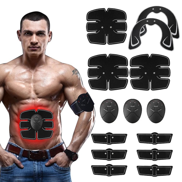 14st Ems muskelstimulator träningsutrustning Abs Ultimate Hip Trainer Body Exercise 2020