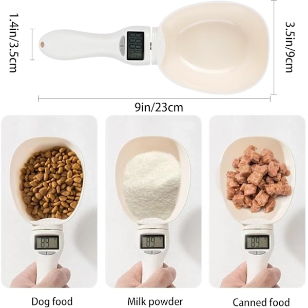 ®RisingFF Digital Matvåg, 800g/0.1g Noggrannhet, med LCD-display
