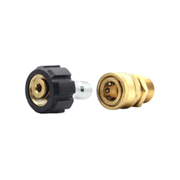 8st Trycktvätt Adapter Set, Snabbkopplingskit, M22 Vridbar