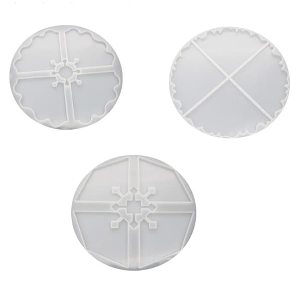 3 stk./sæt DIY Irregulær Brik Crystal Epoxy Form Høj Spejl