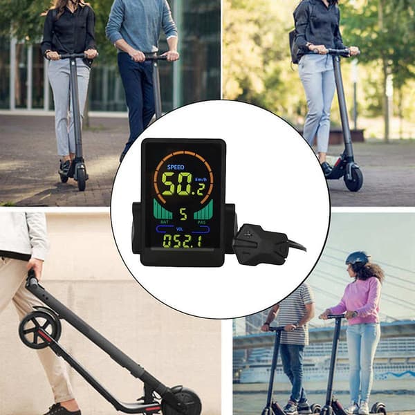 M7c Elektrisk Cykel LCD Display Farvemåler 24v-60v E Scooter LCD