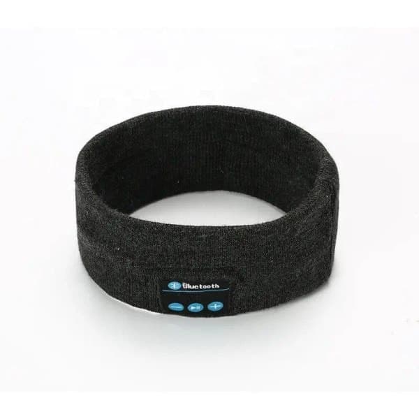 Hårband - Sovhörlurar - Bluetooth med Mikrofon Svart Svart