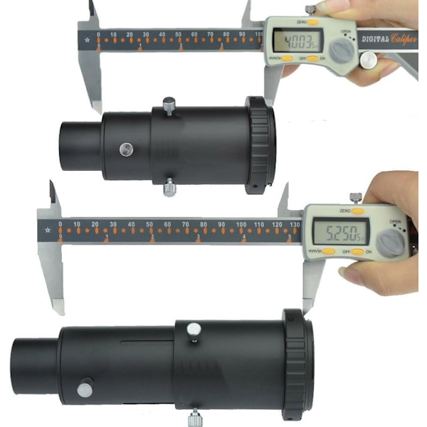 1.25 Variabel Teleskop Kamera Adapter til Prime Fokus og Okularprojektion Astrofotografering