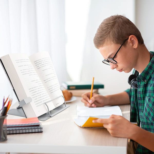 Bokställ för studier Läsställ för justerbara böcker Pult Studie Oppositioner Köksläsställ.