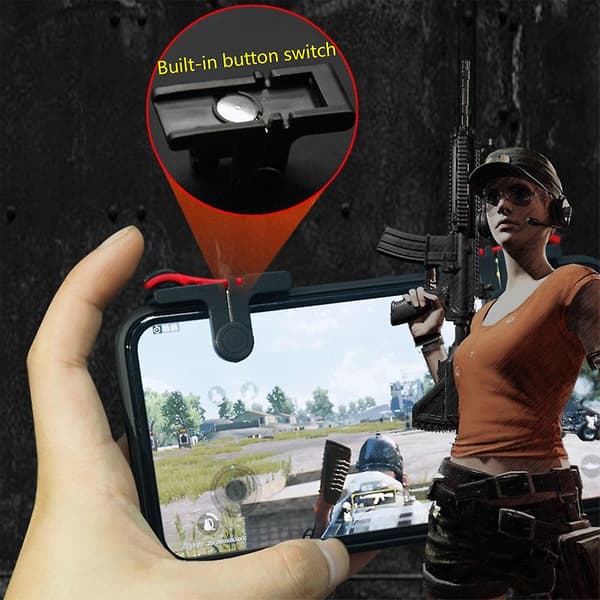 1 Sæt Mobil Spil Controller Gamepad Trigger Sigteknap Joystick
