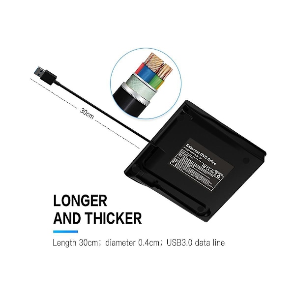 Usb3.0dvd/cd-poltin Ulkoinen Kannettava Notebook Type C Ulkoinen Opt