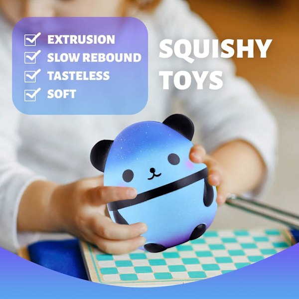Panda Æg Jumbo Squishy Langsomt Stigende Klemme Legetøj Duftende Kawaii Squishies Dyr Legetøj til Børn Voksne 1 Stk