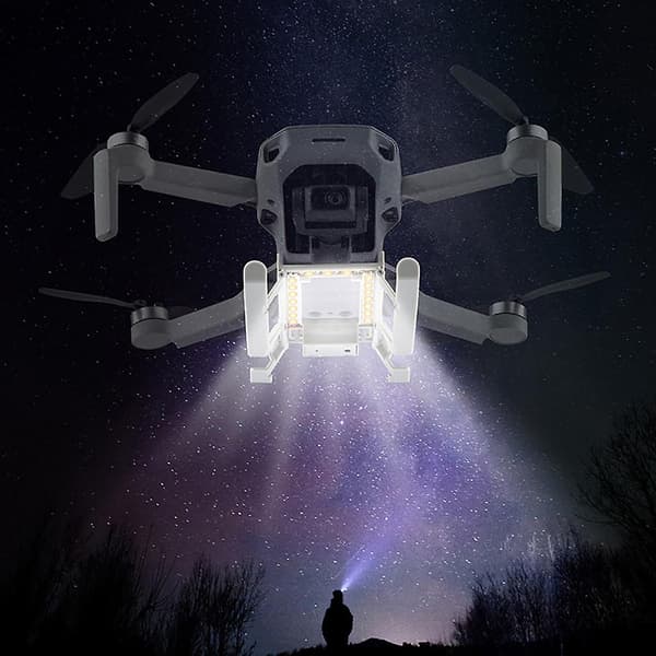 För Mavic Mini/Mini 2 Vikbart Ljus-emitterande Landningsställ Snabb