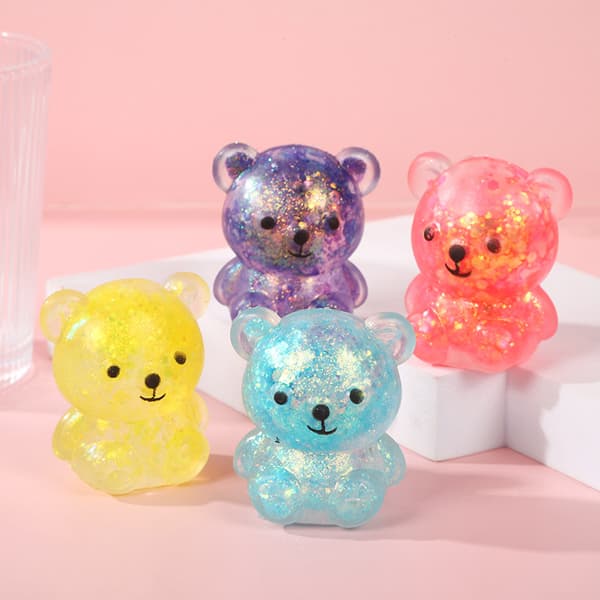 Karhulelu Glitter Nallekarkki Needoh e Eläinlelu 7.5CM