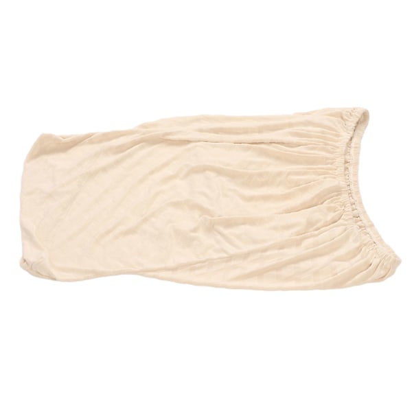 Pufföverdrag med lutande armstöd, diamantmönster, universellt, tjockt, mjukt, andningsbart, stretchigt, köksstolöverdrag, beige
