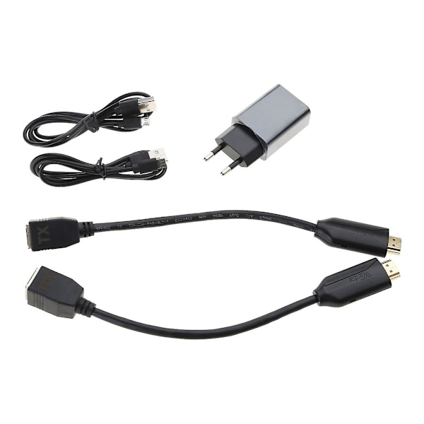 1 Sett Hdmi-kompatibel Nettverkskabel Rj45 1080p Lan Ethernet Exte