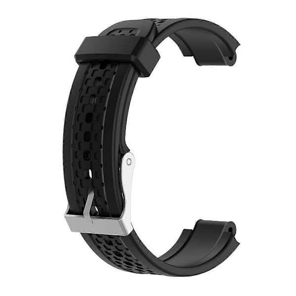 Silikonerem til Garmin Forerunner 25, slidstærk sort Black