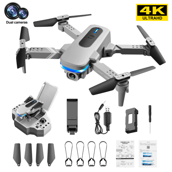 JTBBKing AE80 Drone med Kamera Drone Voksne Børn Drone 1080P Drone med Kamera Live Video FPV Helikopter Højdehold