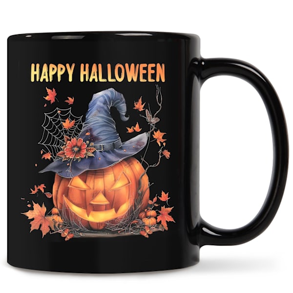 Sjarmerende Personlig Halloween Gresskarkopp – Perfekt for den Skumle Sesongen, Egendesign for Barn og Voksne (325ml) 4