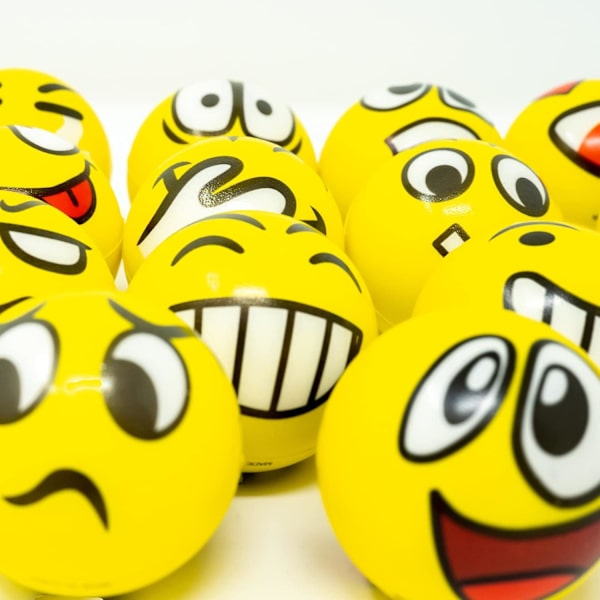 Stressbollar 12-pack - Leksaker - Stressbollar & Handträningsbollar - Klämbollar