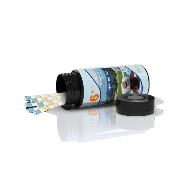 100 teststrimler for basseng og spa - tester pH, klor, brom, etc.