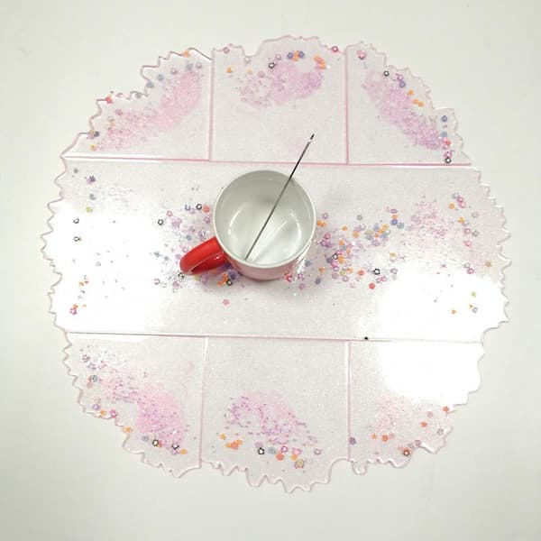 Brikke Bakke Epoxy Resin Form Kop Måtte Pad Silikoneform DIY Cra