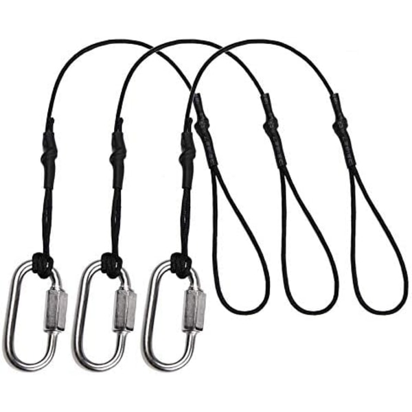 Tether Secure Strap - Kamerasäkerhetslina för DSLR/videokamera, 3-pack