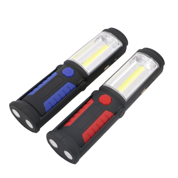 Inspektionsljus Uppladdningsbart LED-ljus, Uppladdningsbart LED-arbetsljus med magnetiska LED-fickor Lampinspektionsljus blue