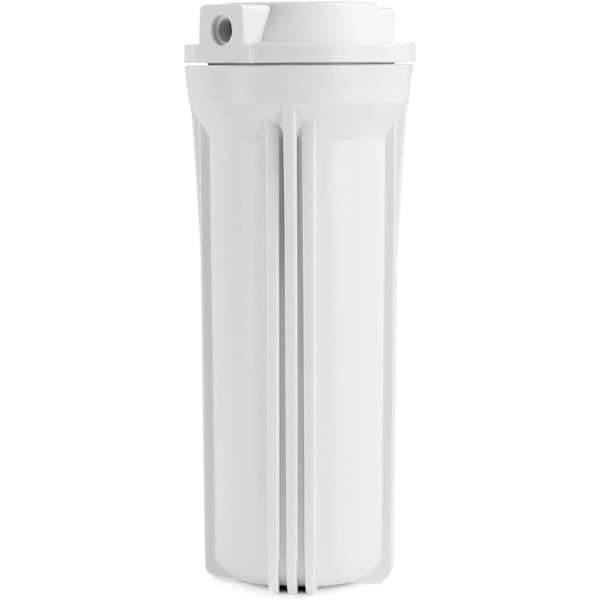 Vattenfilterhus för 10\" patroner, omvänd osmos-system, 1-pack, vitt
