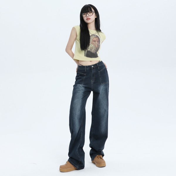 Jeans med bekväm passform för kvinnor s