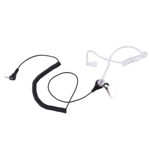 3,5 mm Headset Øretelefon Headset 1 Pin Ham- Amatørradio Sort