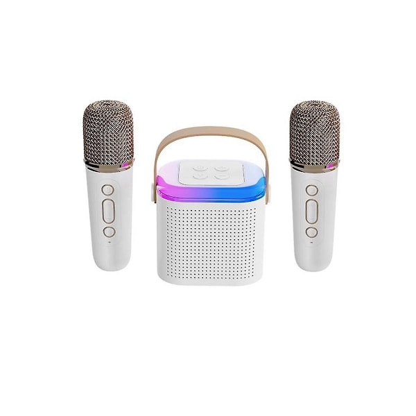 Trådløs Karaoke Lyd Hjemme Bluetooth Bærbar Høyttaler Syngende E